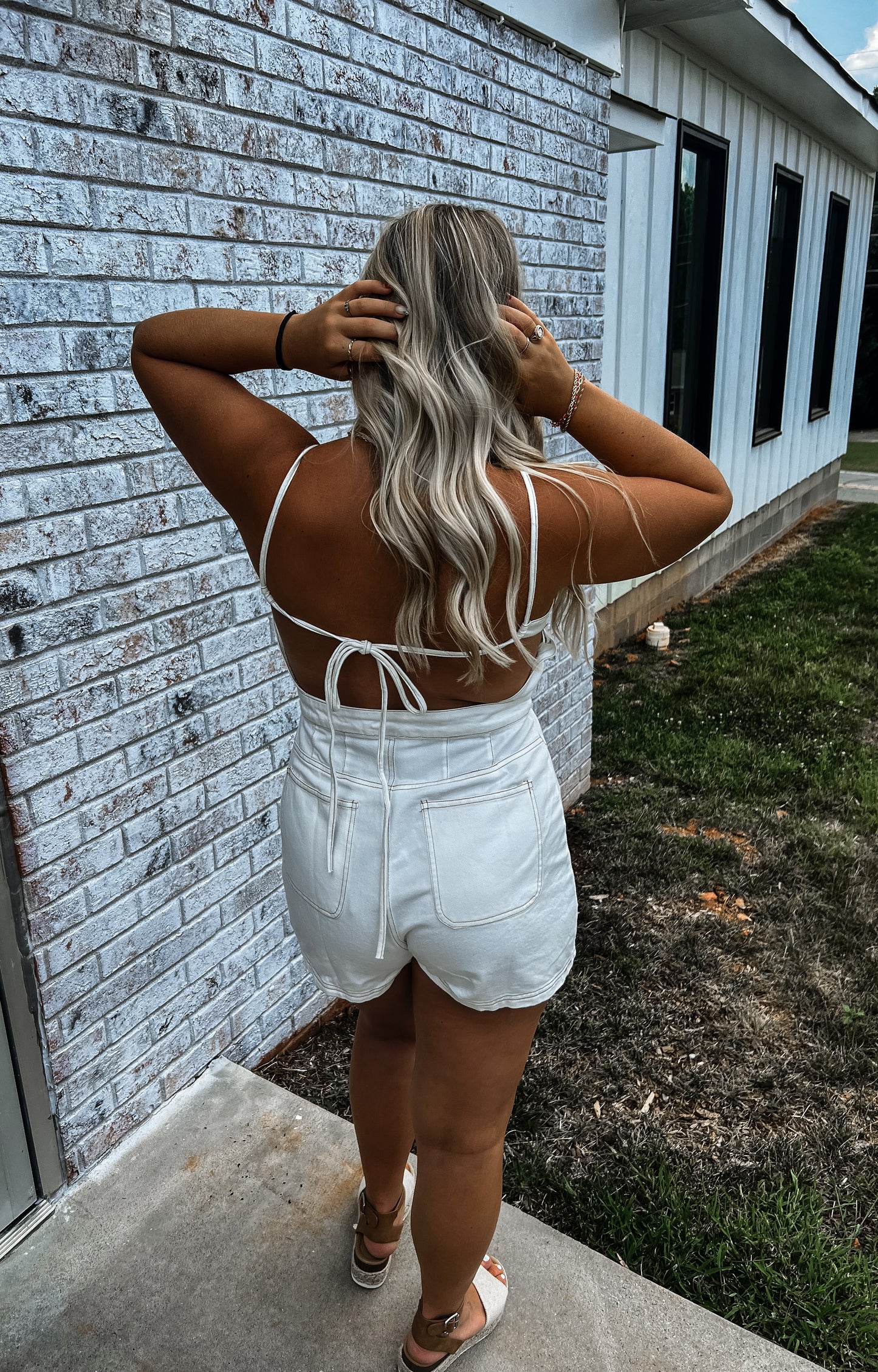 Moroney Denim Romper