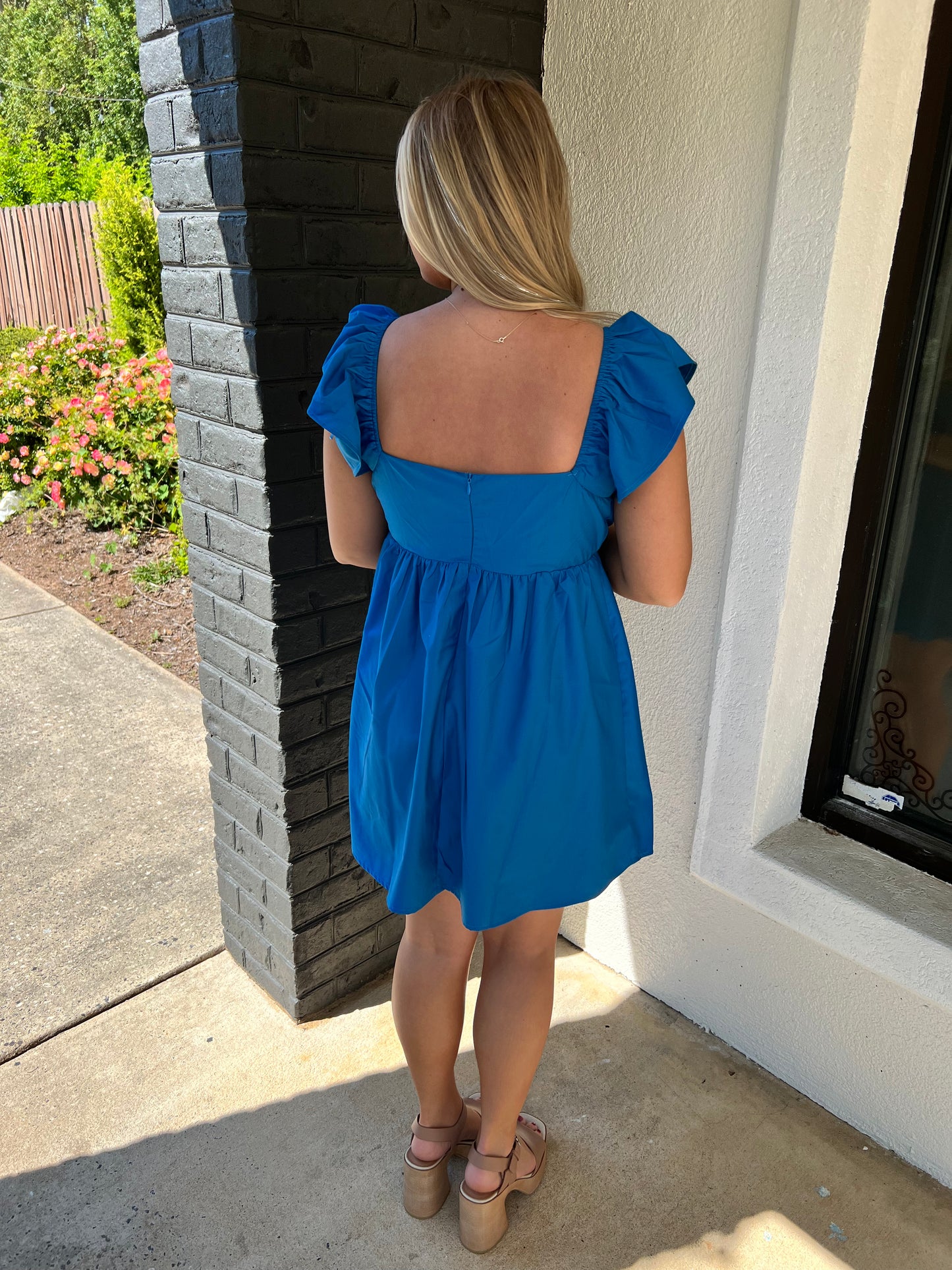 Blue Skies Babydoll Dress